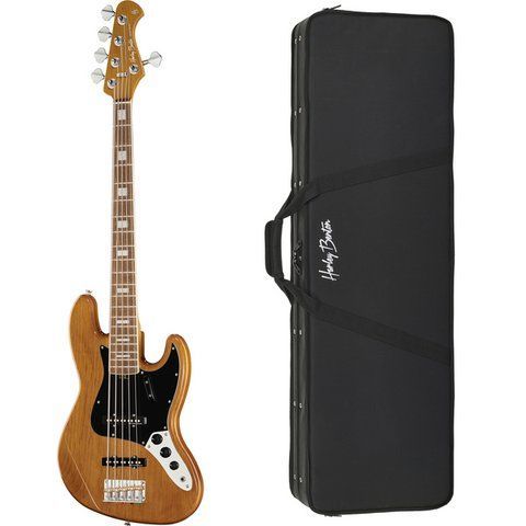 Бас-гитара Harley Benton MV-5JB Natural w/Case (комплект) 597048 фото