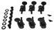 Harley Benton Parts JN07BK SPLK L6 Tuner Set 573583 фото 6