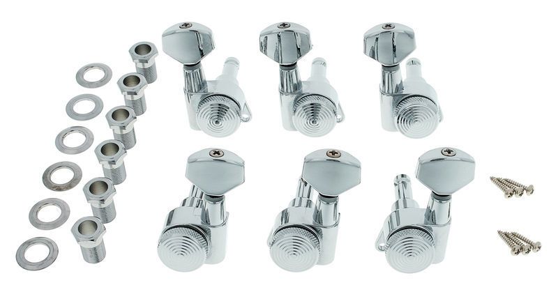 Harley Benton Parts Locking Tuners 3R/3L Chr 450905 фото