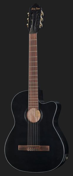 Классическая акустическая гитара Harley Benton CG-400CE Thinline BK w/Bag (комплект) 538187 фото