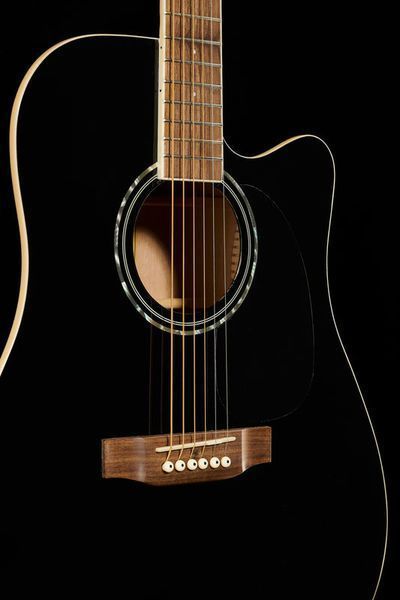 Акустическая гитара Harley Benton CLD-60SCE BK Custom Line 477157 фото