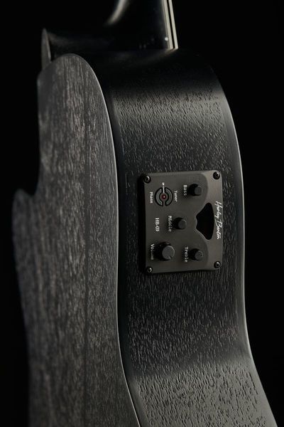Классическая акустическая гитара Harley Benton CG-400CE Thinline BK w/Bag (комплект) 538187 фото