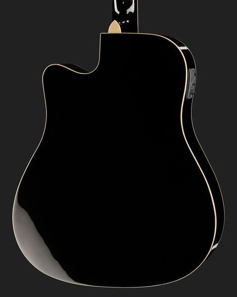 Акустическая гитара Harley Benton CLD-60SCE BK Custom Line 477157 фото