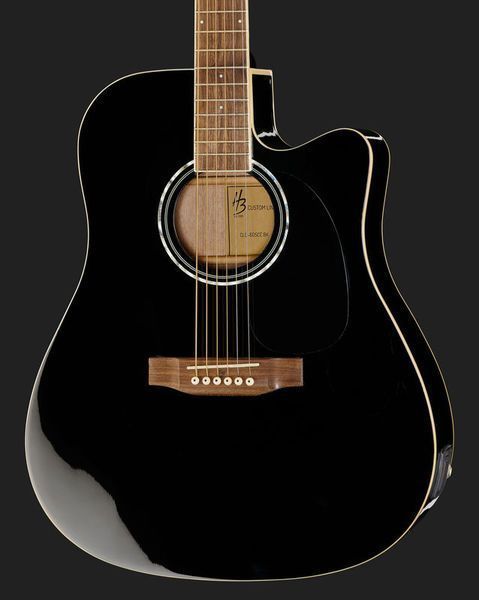Акустическая гитара Harley Benton CLD-60SCE BK Custom Line 477157 фото