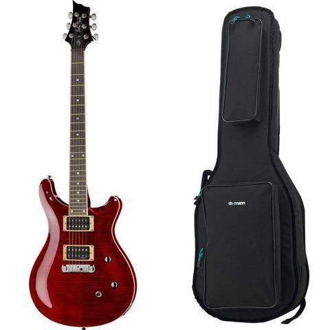 Harley Benton CST-24 Bl. Ch. Flame w/Bag 541772 фото