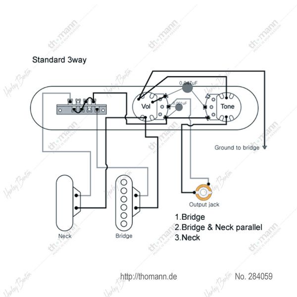 Harley Benton Parts Grigsby 3 way Switch 284059 фото