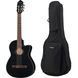 Классическая акустическая гитара Harley Benton CG-400CE Thinline BK w/Bag (комплект) 538187 фото 1