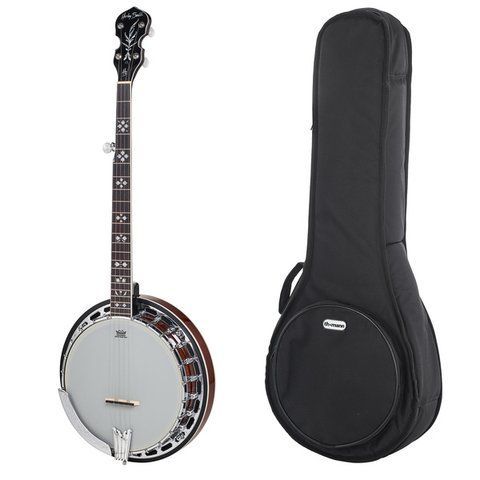 Банджо Harley Benton BJ-55Pro 5 String Banjo w/Bag (комплект) 540119 фото