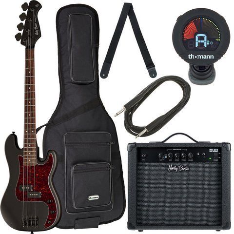 Harley Benton PB-Shorty SBK Standard Bundle 641859 фото