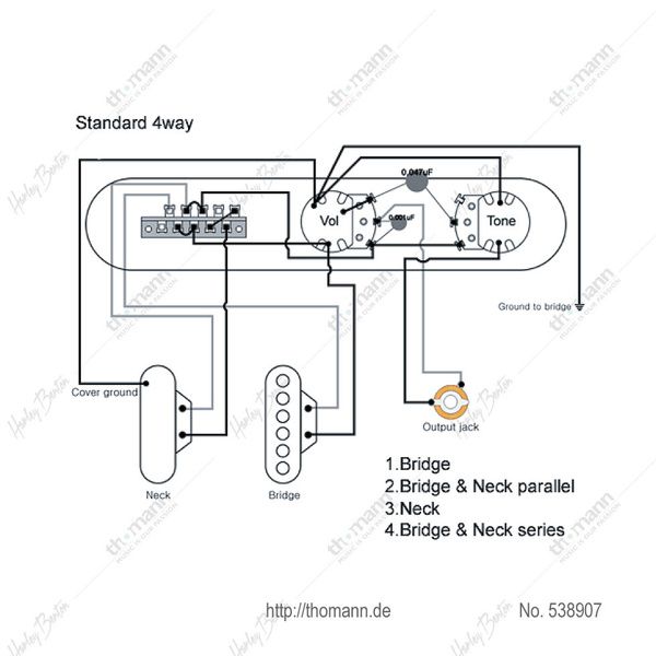 Harley Benton Parts Grigsby 4 way Switch 538907 фото