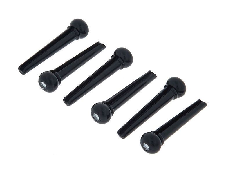 Harley Benton Bridge Pin Set Black Dot 213048 фото