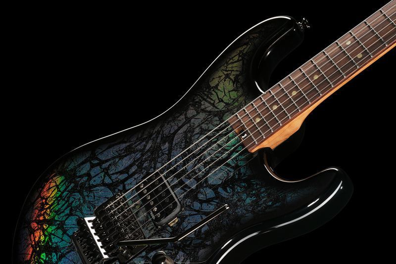 Електрогітара Harley Benton ST-80FR Holographic 594808 фото
