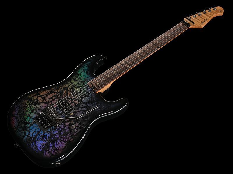 Електрогітара Harley Benton ST-80FR Holographic 594808 фото