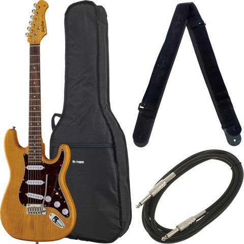 Harley Benton ST-90SA Swamp Ash DLX S Bundle 539239 фото
