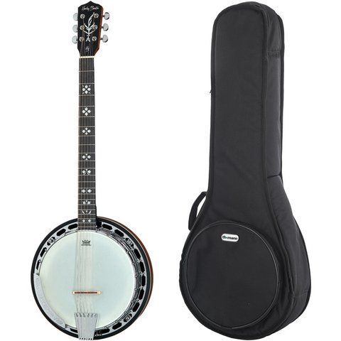 Harley Benton BJ-65Pro 6 String Banjo w/Bag 538301 фото