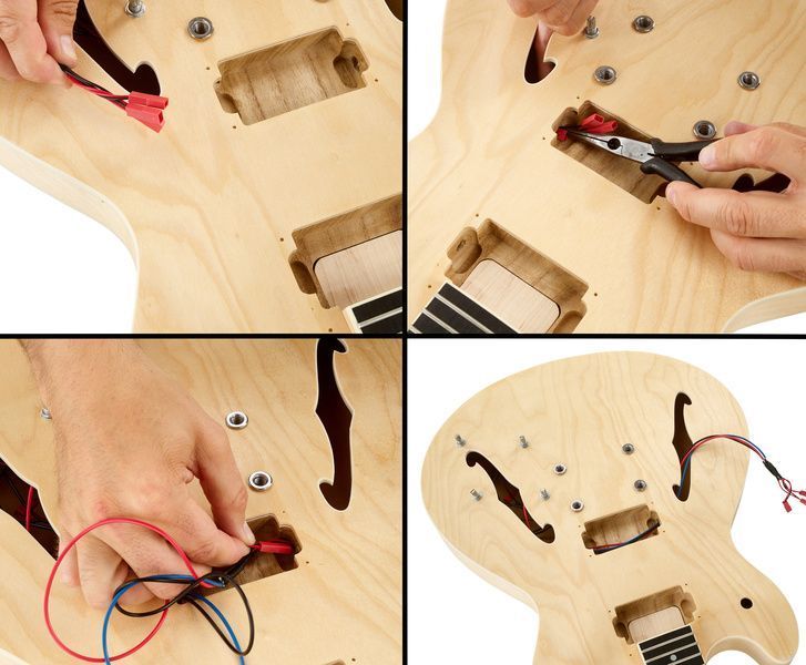 Електрогітара Harley Benton Electric Guitar Kit HB35-Style (набір для самозбірки) 549486 фото