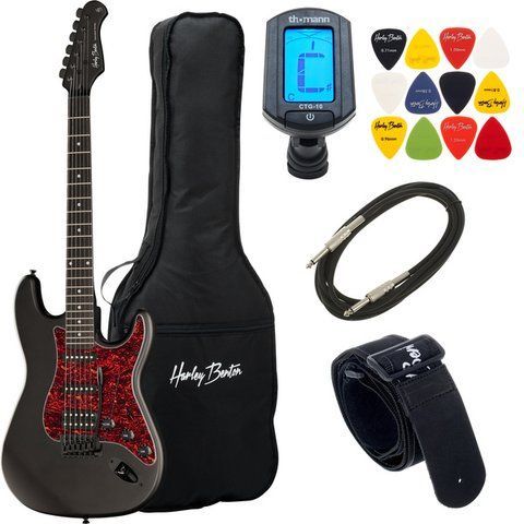 Електрогітара Harley Benton ST-20HSS SBK Standard S Bundle (комплект) 544084 фото