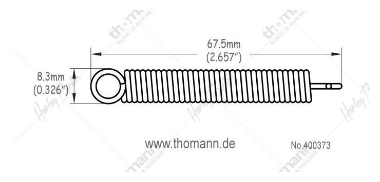 Harley Benton Parts Tremolo Spring Standard 400373 фото