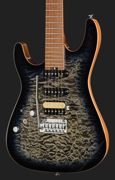 Электрогитара Harley Benton Fusion-IV HSS LH MN QBKB 618264 фото