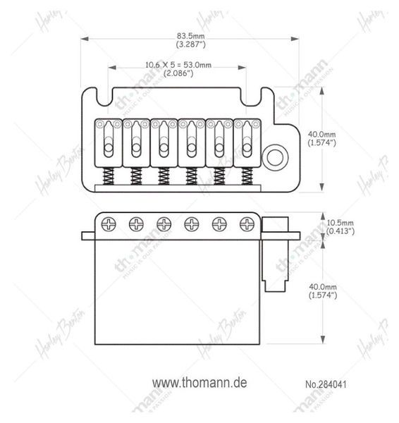 Harley Benton Parts Standard ST-StyleTremolo 284041 фото