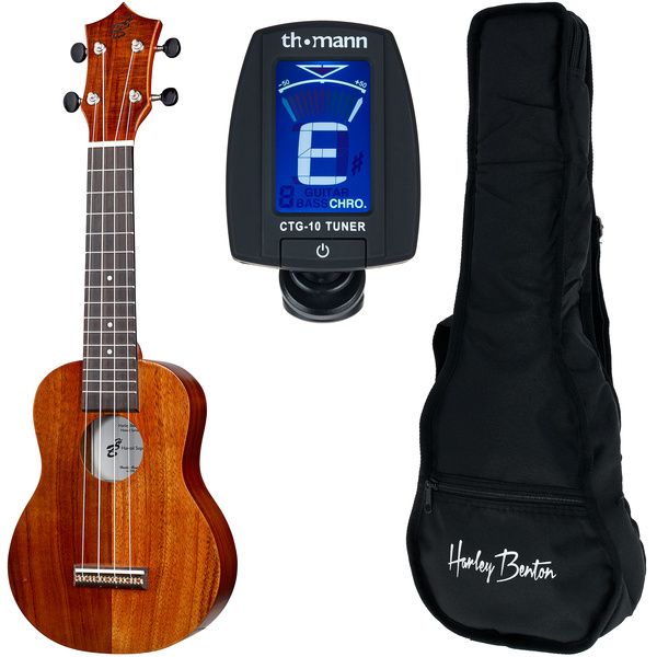 Harley Benton Hawaii Koa S Ukulele Bundle 543940 фото