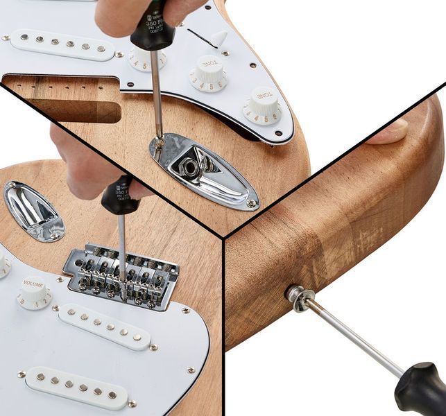 Електрогітара Harley Benton Electric Guitar Kit ST-Style (набір для самозбірки) 185163 фото