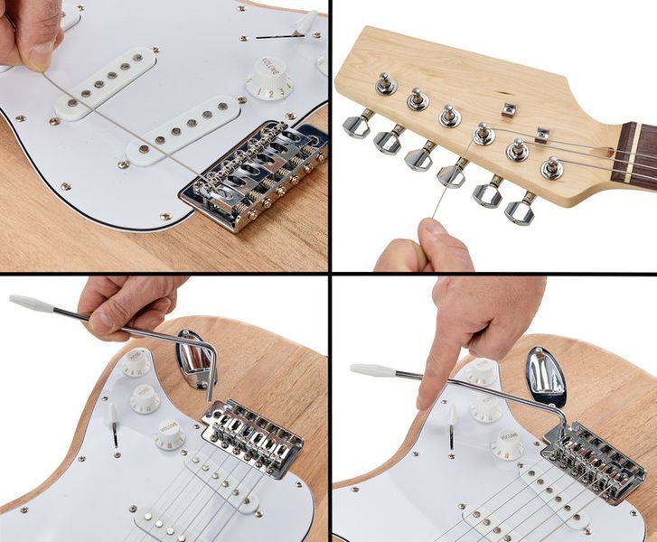 Електрогітара Harley Benton Electric Guitar Kit ST-Style (набір для самозбірки) 185163 фото