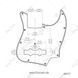 Harley Benton Parts-JB Pearl White Pickguard 210266 фото 5