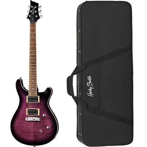 Harley Benton CST-24 Purple Burst w/Case 570634 фото