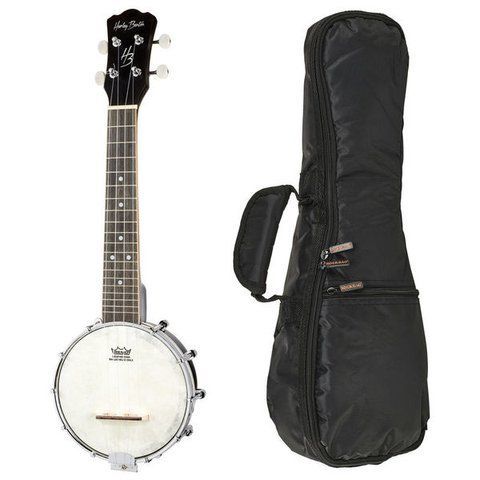 Резонаторная гитара Harley Benton BJU-10 Banjo Ukulele w/Bag (комплект) 538303 фото