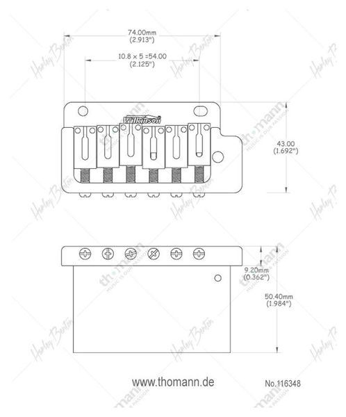 Harley Benton Parts WV-2 Chrome 116348 фото