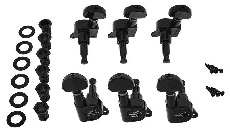 Harley Benton Parts J03BK L6 Tuner Set 573668 фото