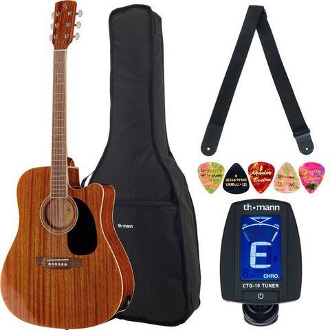 Акустическая гитара Harley Benton CLD-60SMCE NT Bundle (комплект) 527102 фото