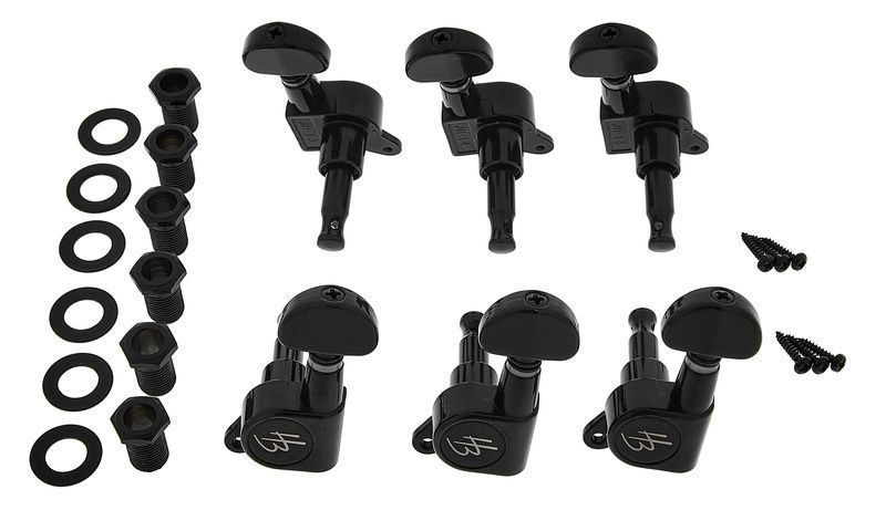 Harley Benton Parts J03BK R6 Tuner Set 573667 фото