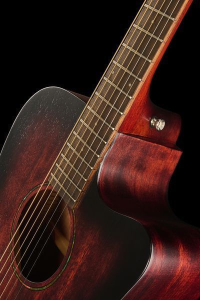 Акустическая гитара Harley Benton Delta Blues DCE VDSB 451675 фото