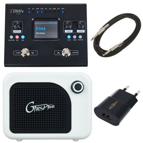Harley Benton DNAfx GiT Core + Cab WH Bundle 633047 фото