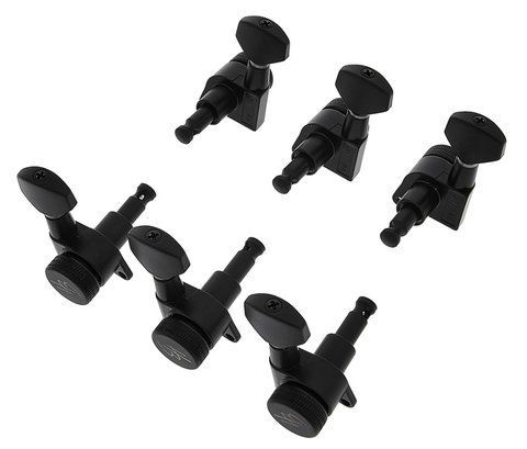 Harley Benton Parts JN07BS SPLK L6 Tuner Set 573656 фото