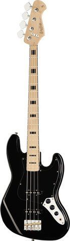 Бас-гітара Harley Benton JB-75MN Black Vintage Series 355902 фото