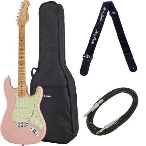 Harley Benton ST-62CC MN Shell Pink Bundle 540805 фото