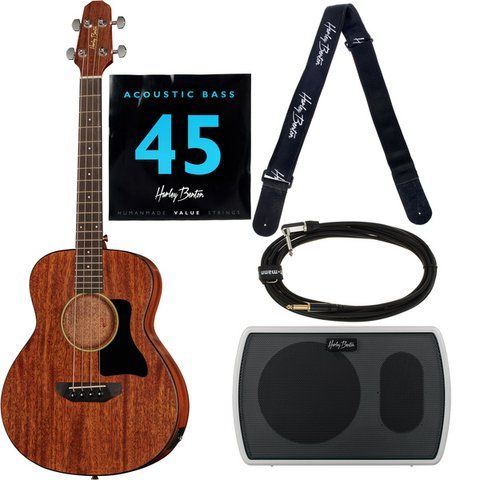 Акустическая бас-гитара Harley Benton GS-Travel-E Bass Mahoga Set (комплект) 611856 фото