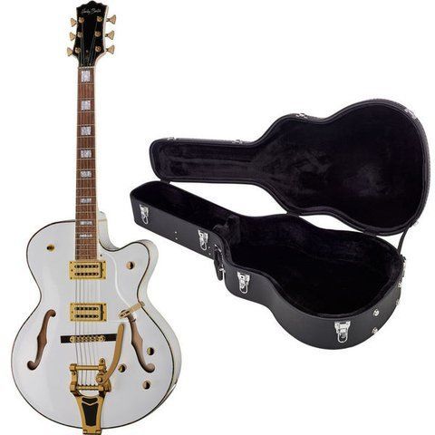 Harley Benton BigTone Trem White w/Case 537081 фото