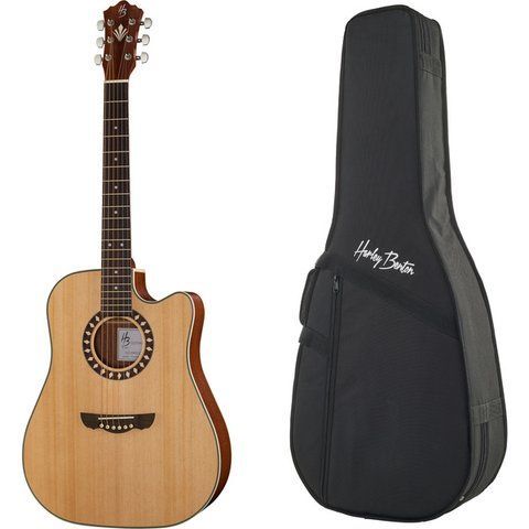 Акустическая гитара Harley Benton Custom Line CLD-1048SCE w/Case (комплект) 568268 фото