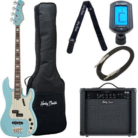Harley Benton MV-4PJ Daphne Blue Set 597787 фото