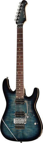 Электрогитара Harley Benton Fusion-III HH FR EB FBLB 521092 фото