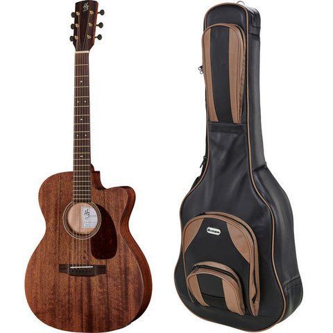 Акустическая гитара Harley Benton CLA-15MCE SolidWood w/Bag (комплект) 525283 фото