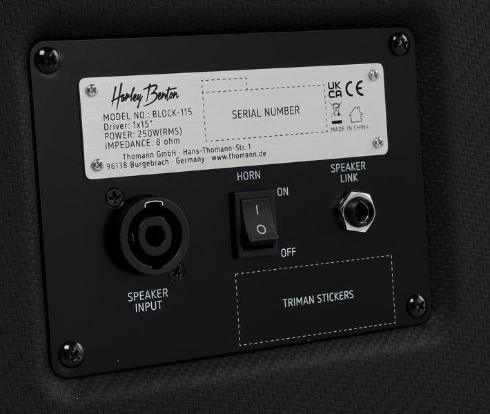 Кабинет для бас-гитары Harley Benton BLOCK-115V 592569 фото