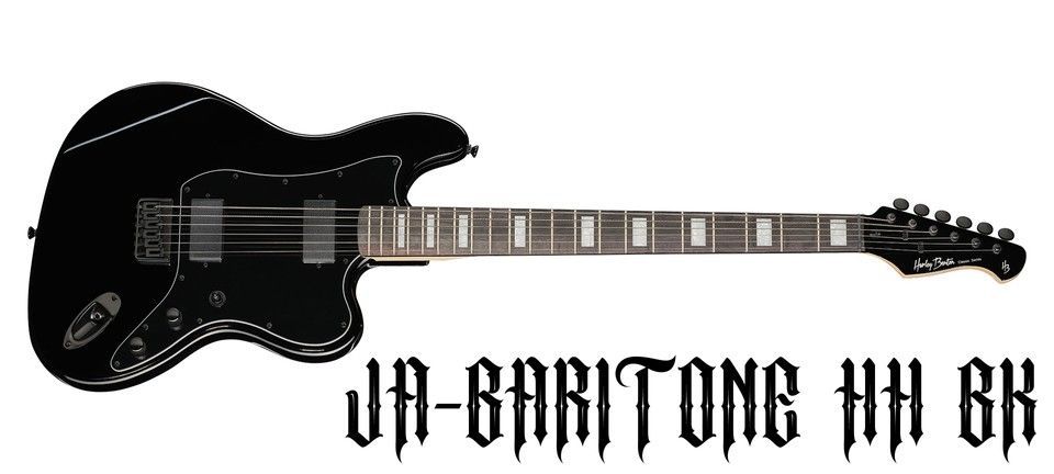 Электрогитара Harley Benton JA-Baritone HH BK — каталог HBguitars