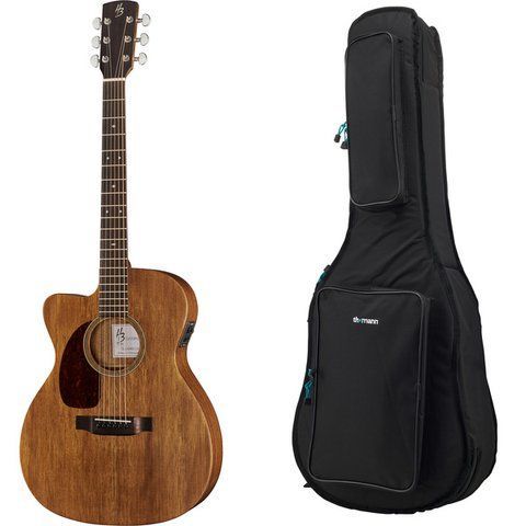 Акустична гітара Harley Benton Cust. Line CLA-15MCE LH w/Bag (комплект) 545373 фото