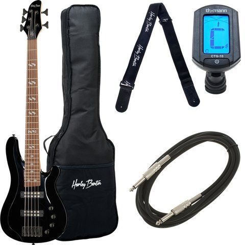 Harley Benton B-550 Black Progressive Bundle 570667 фото