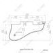 Harley Benton Parts Single Cut CR Pickguard 156248 фото 3